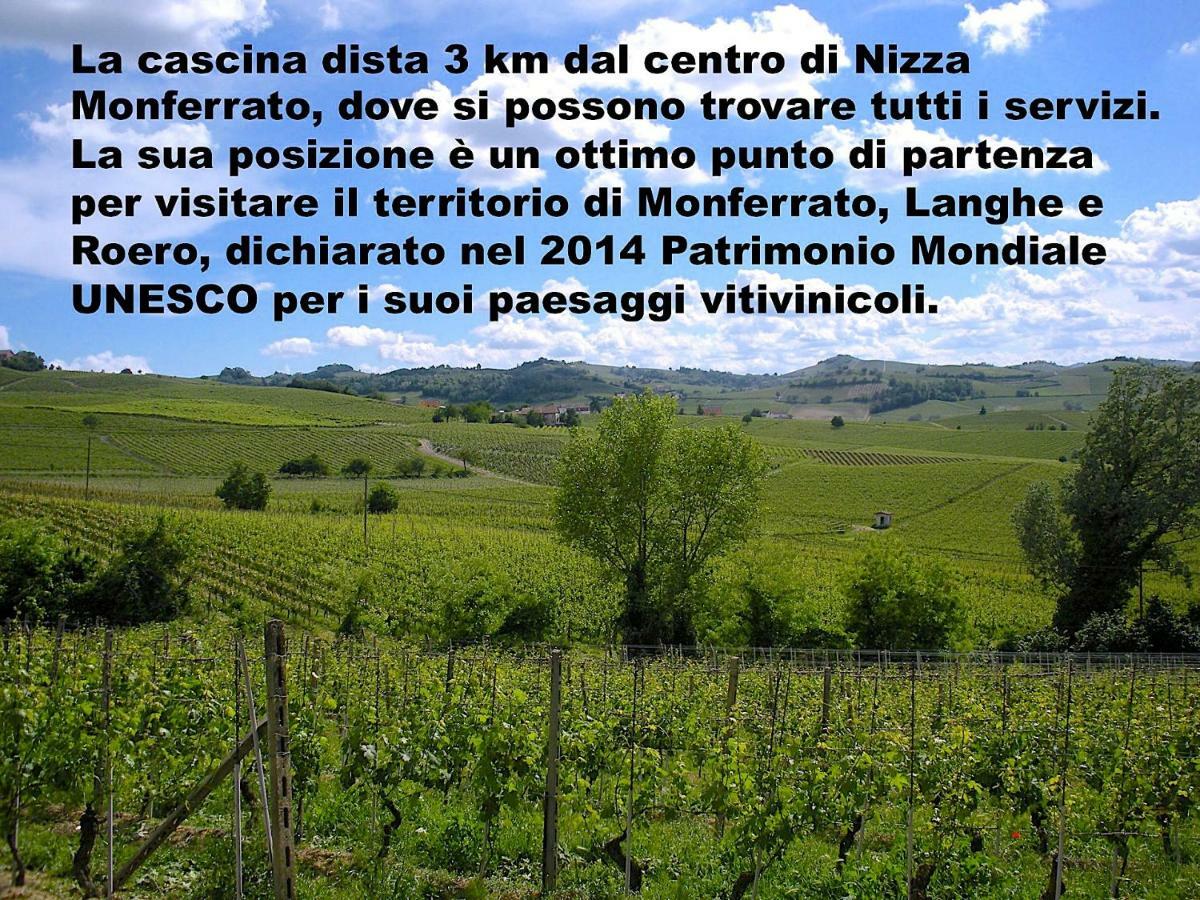 Вілла Cascina Tra I Vigneti A Ніцца-Монферрато Екстер'єр фото
